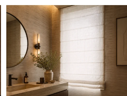 Lavabo com revestimento de parede
